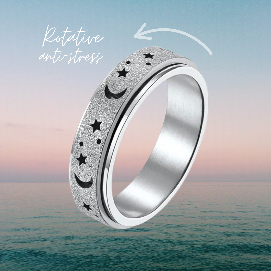 Cosmik-Bague méditation argent