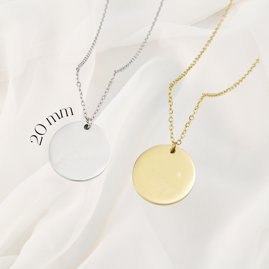 Collier médaillon 20mm