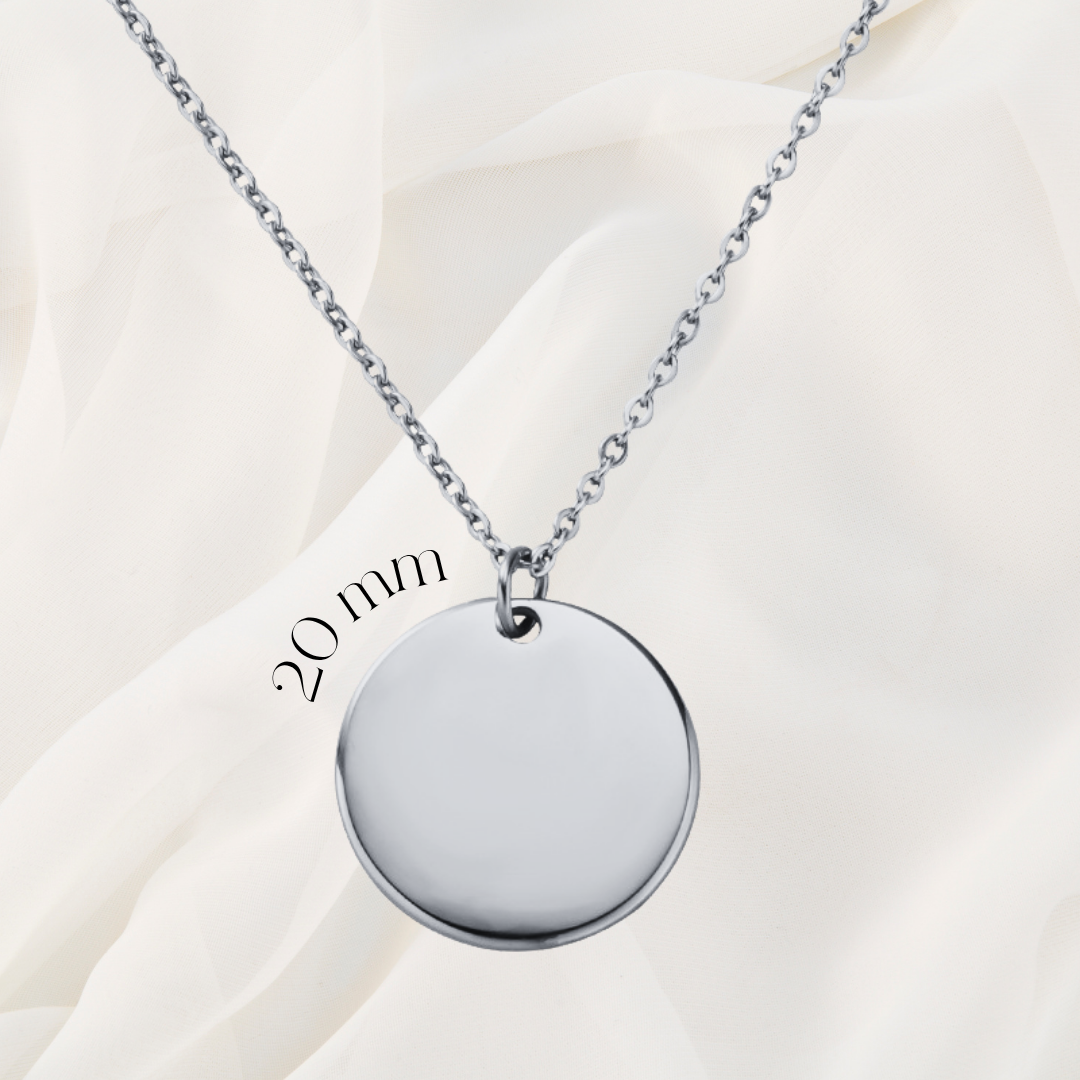 Collier médaillon 20mm