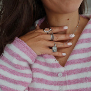 Collier argent Iconique (gravure gratuite de ton choix)