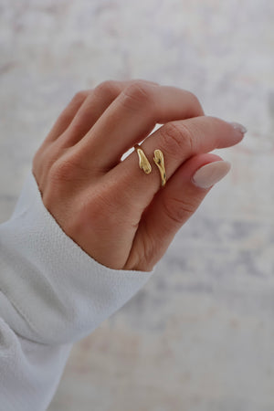 Bague câlin or (ajustable)