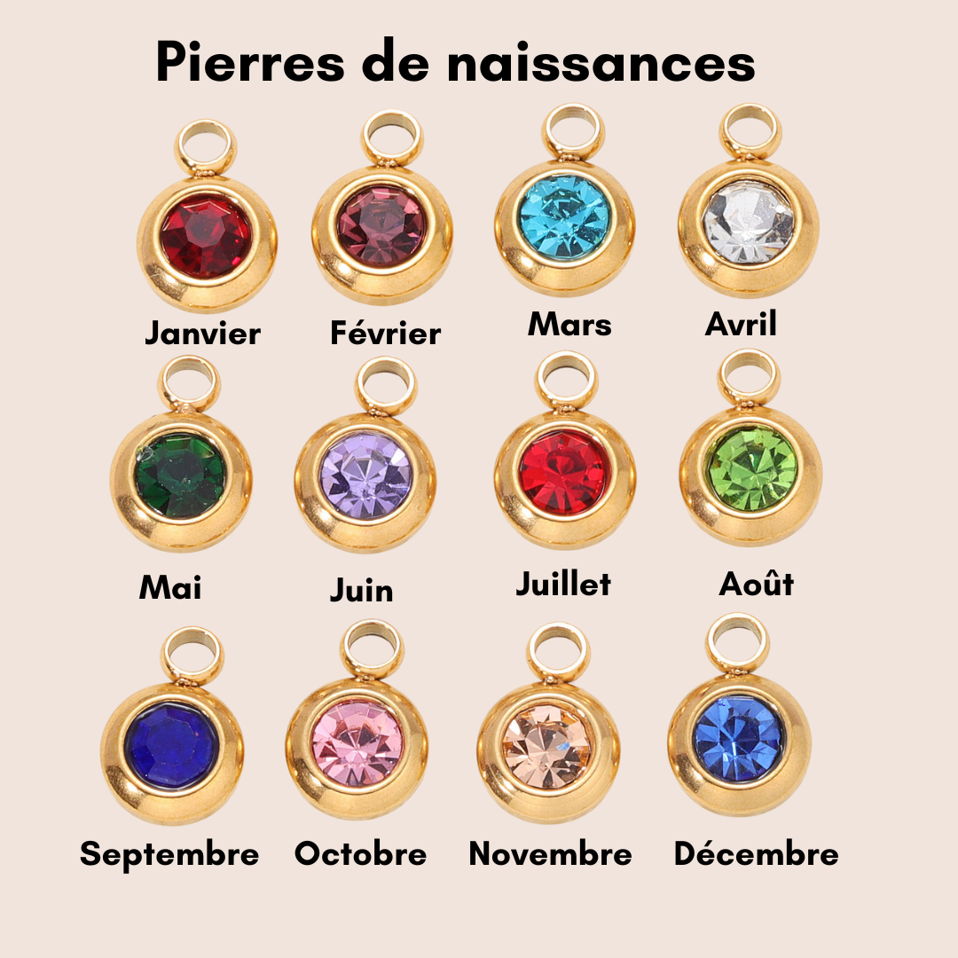 Bracelet corde ajustable rose