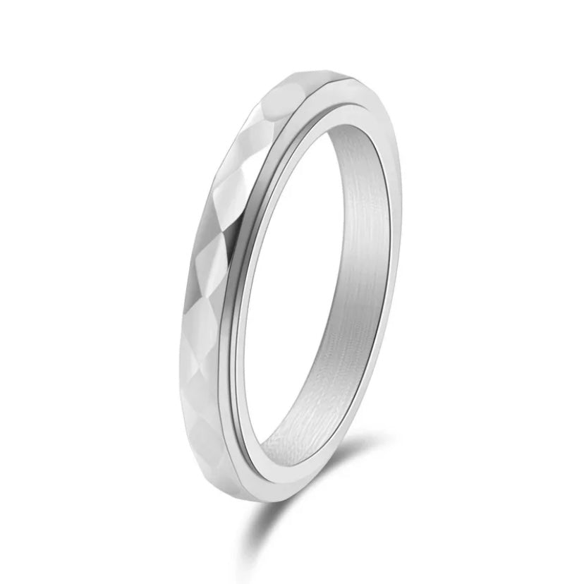 Calmi- Bague de méditation argent