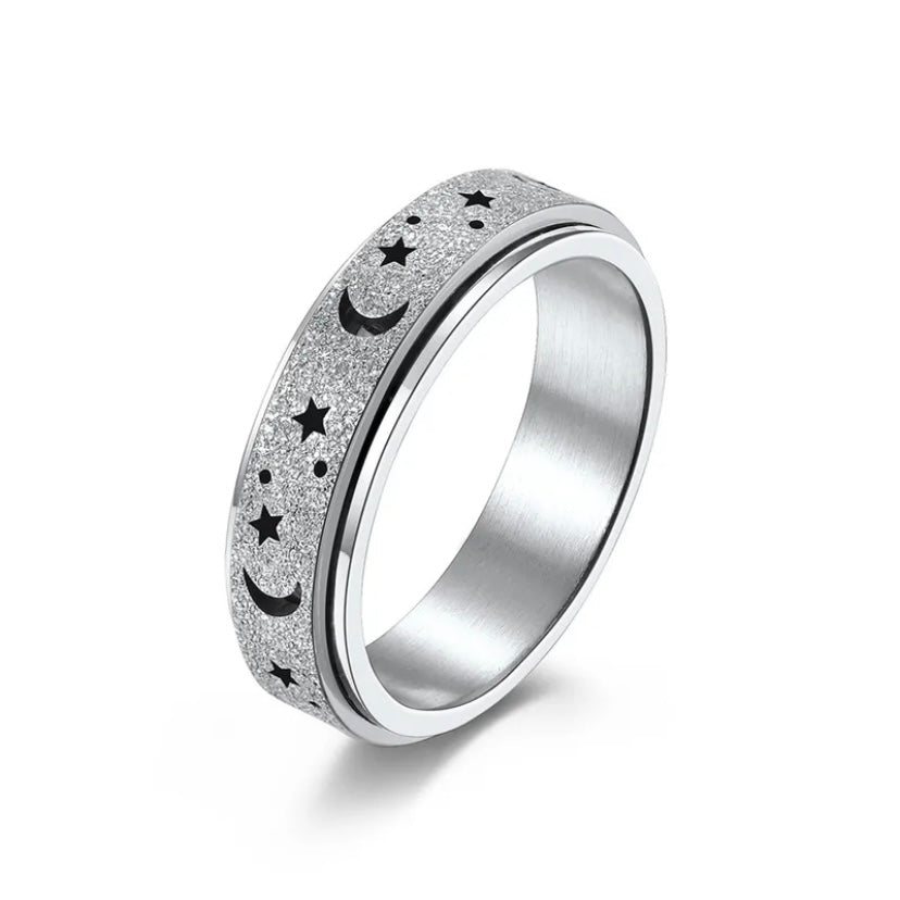 Cosmik-Bague méditation argent