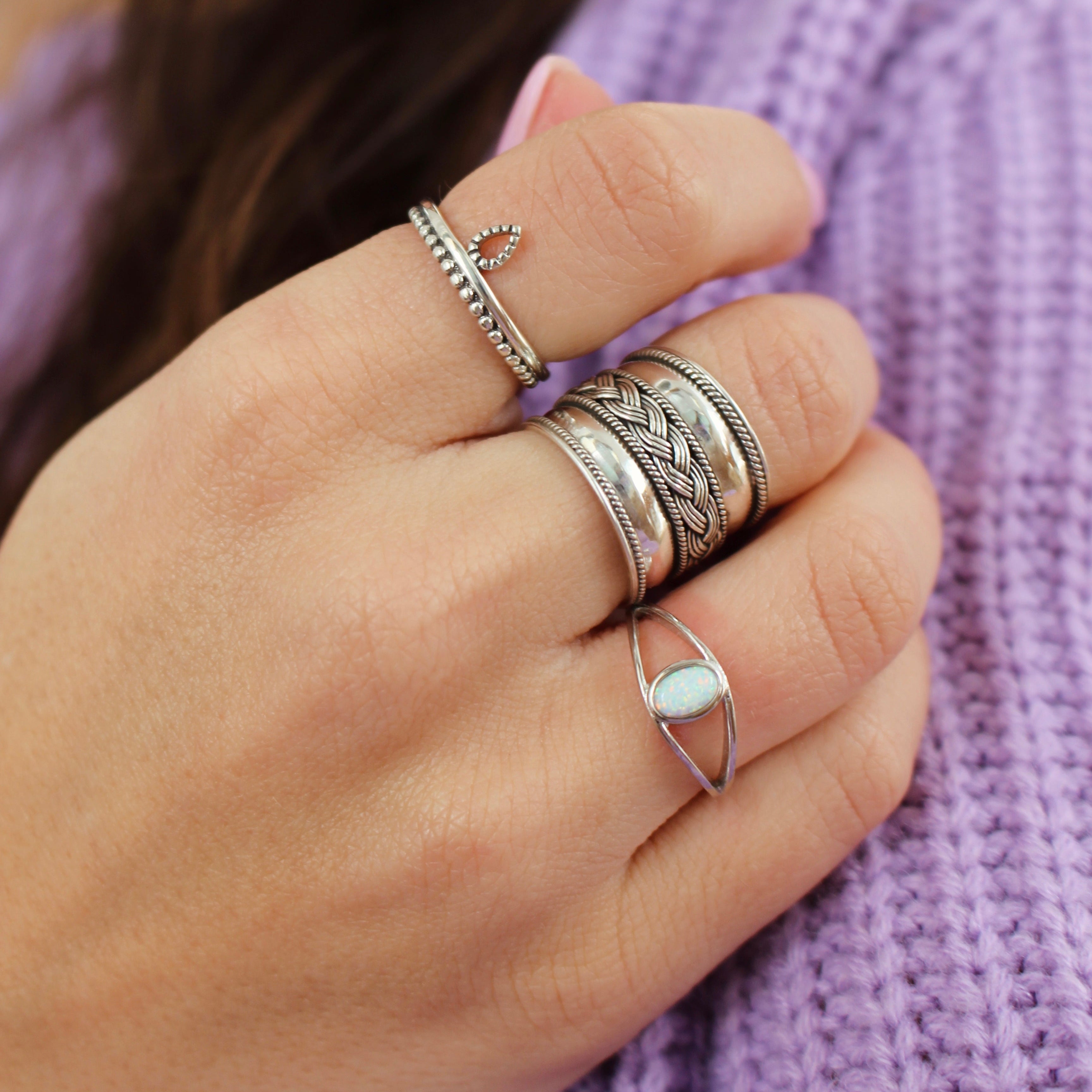 bague creatival en argent sterling .925