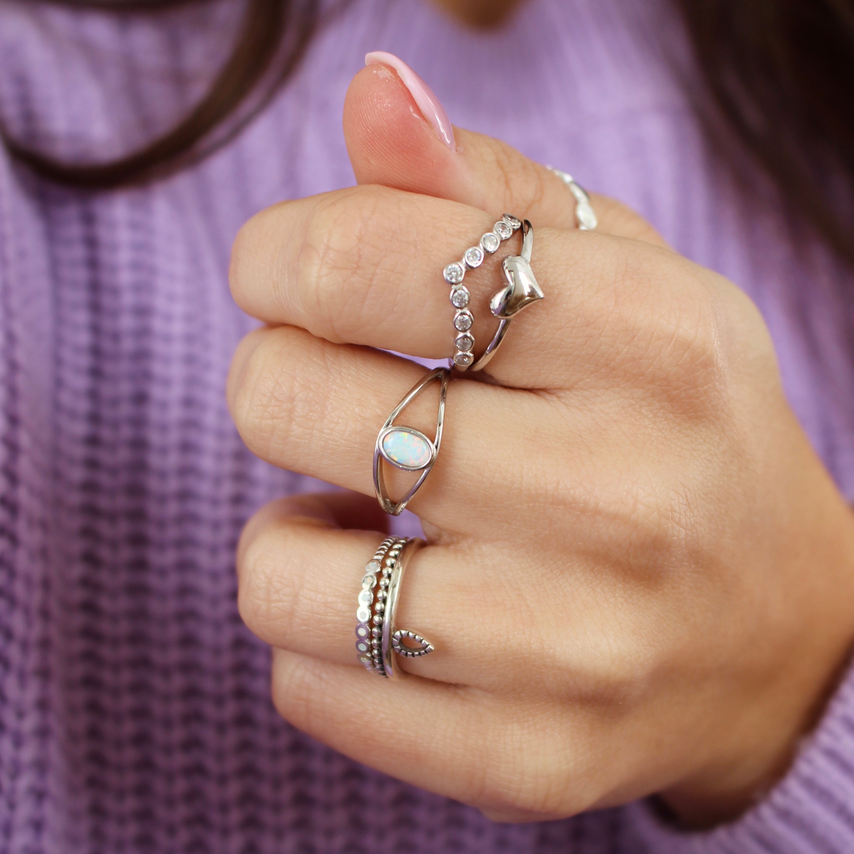 bague creatival en argent sterling .925