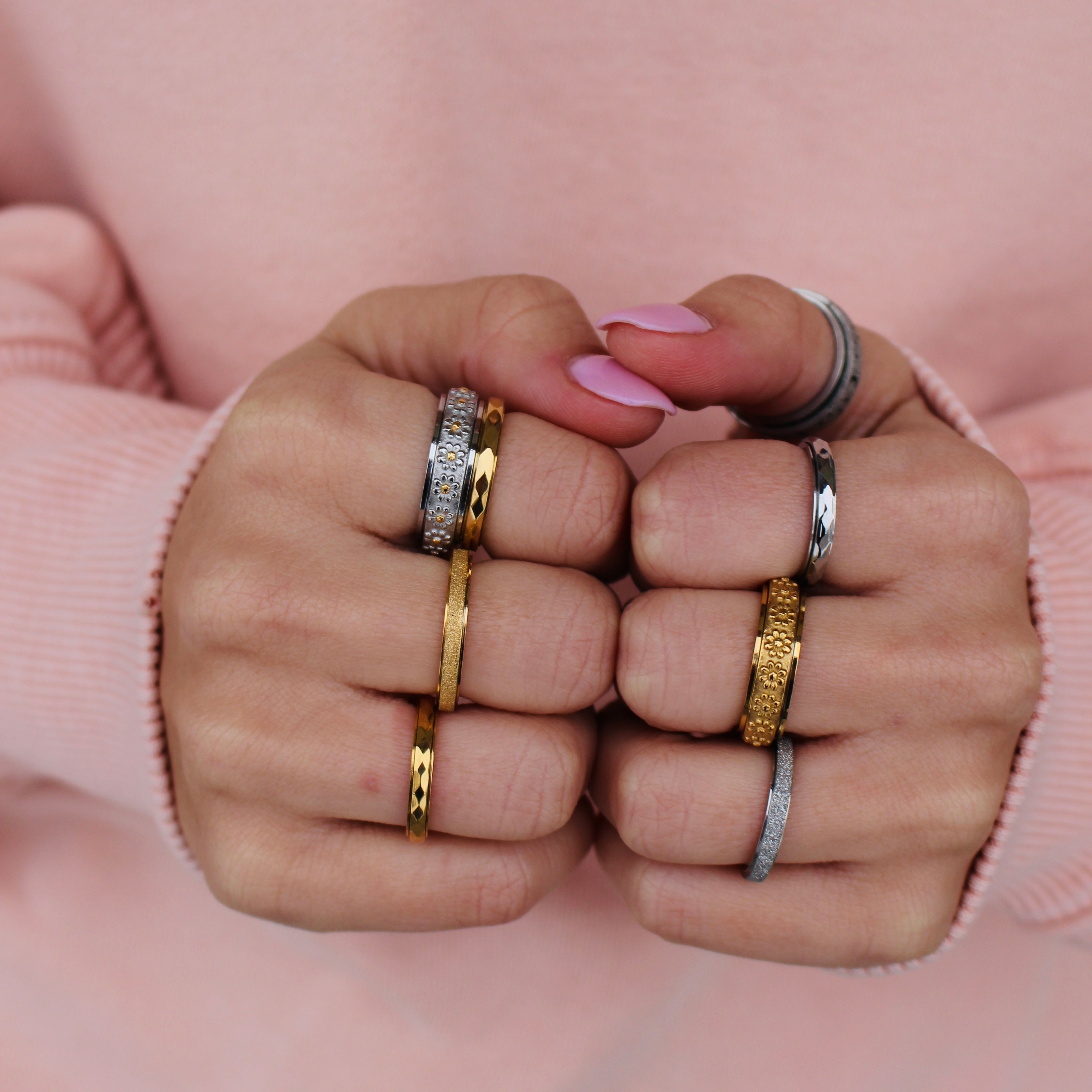 Calmi- Bague de méditation argent