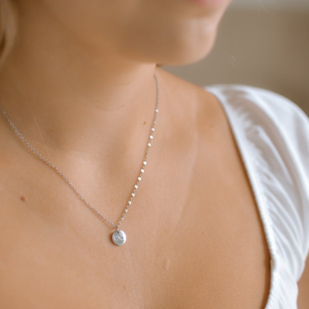 collier_infini_argent_acier_inoxydable