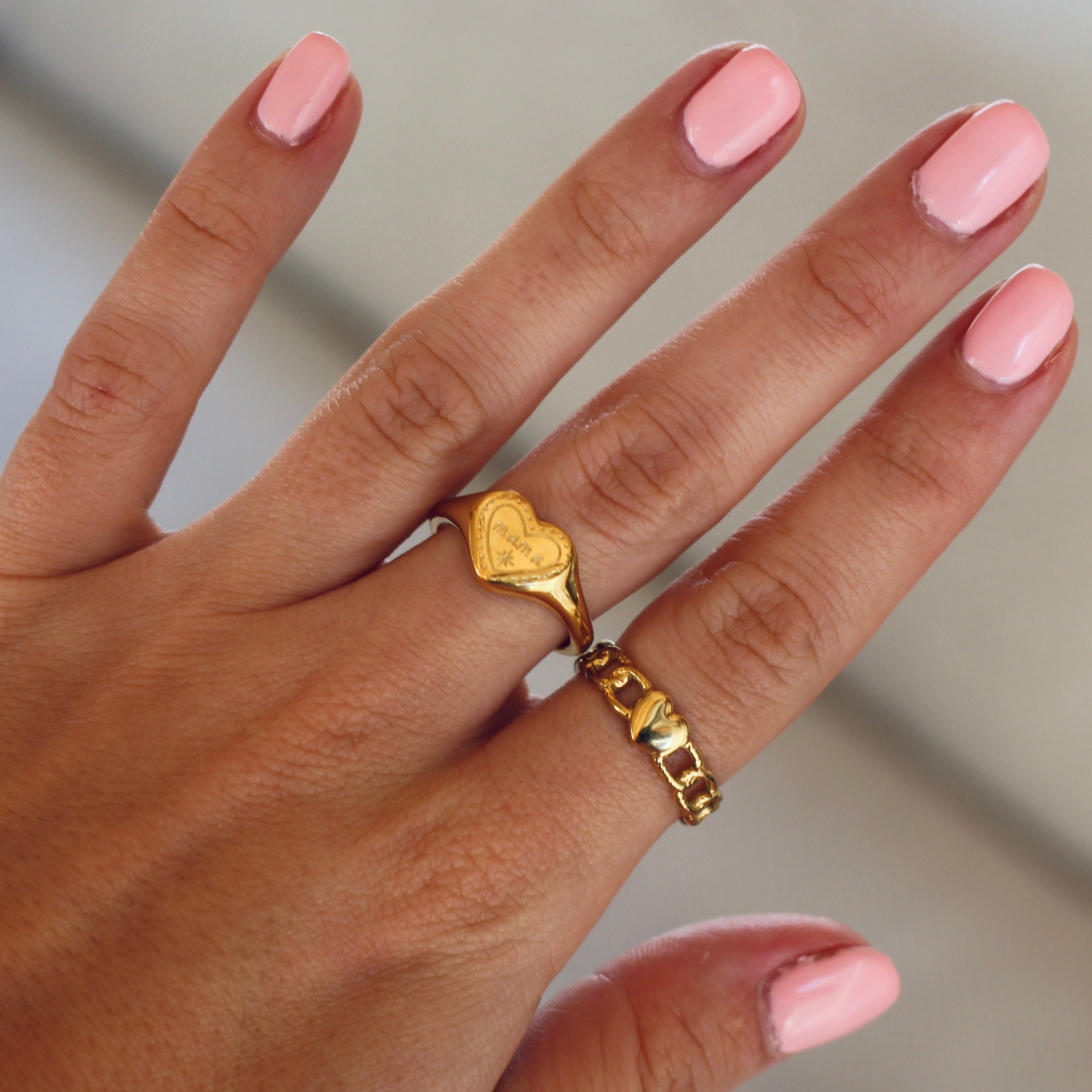 Look Bague MAMA en acier inoxydable r par créatival