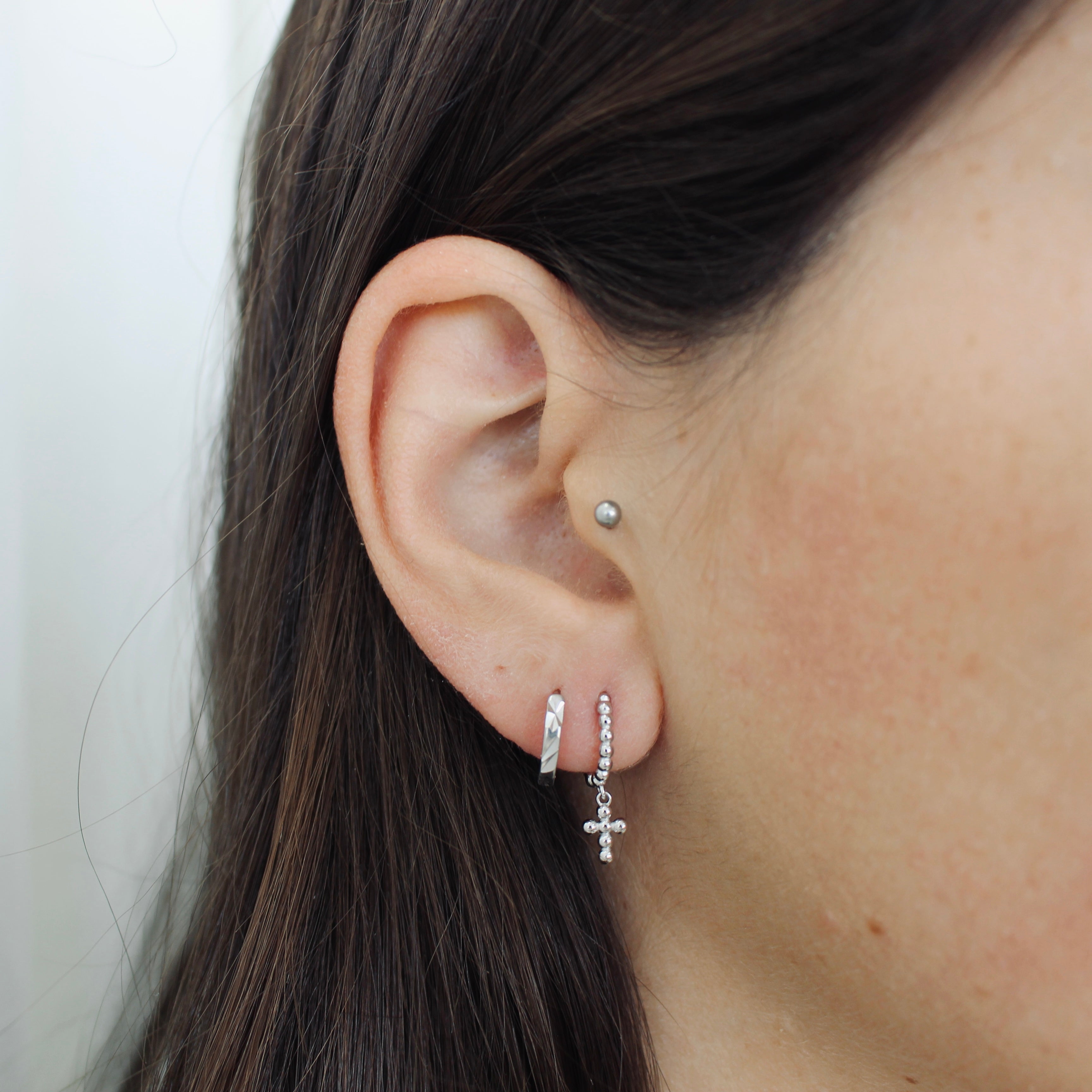 Nema boucles d'oreilles en argent sterling 925 par Creatival