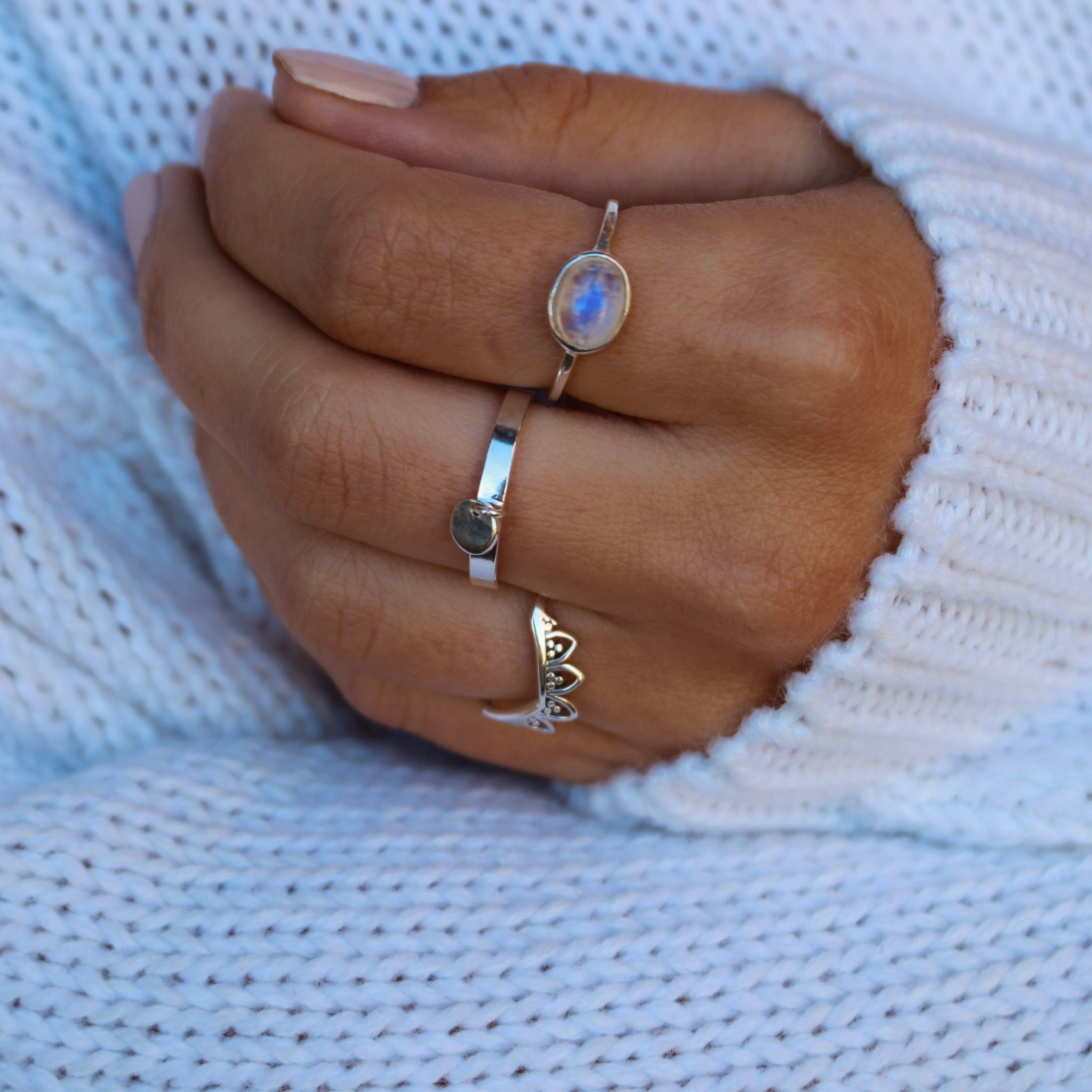 Look bague Charma en argent sterling 925 par créatival