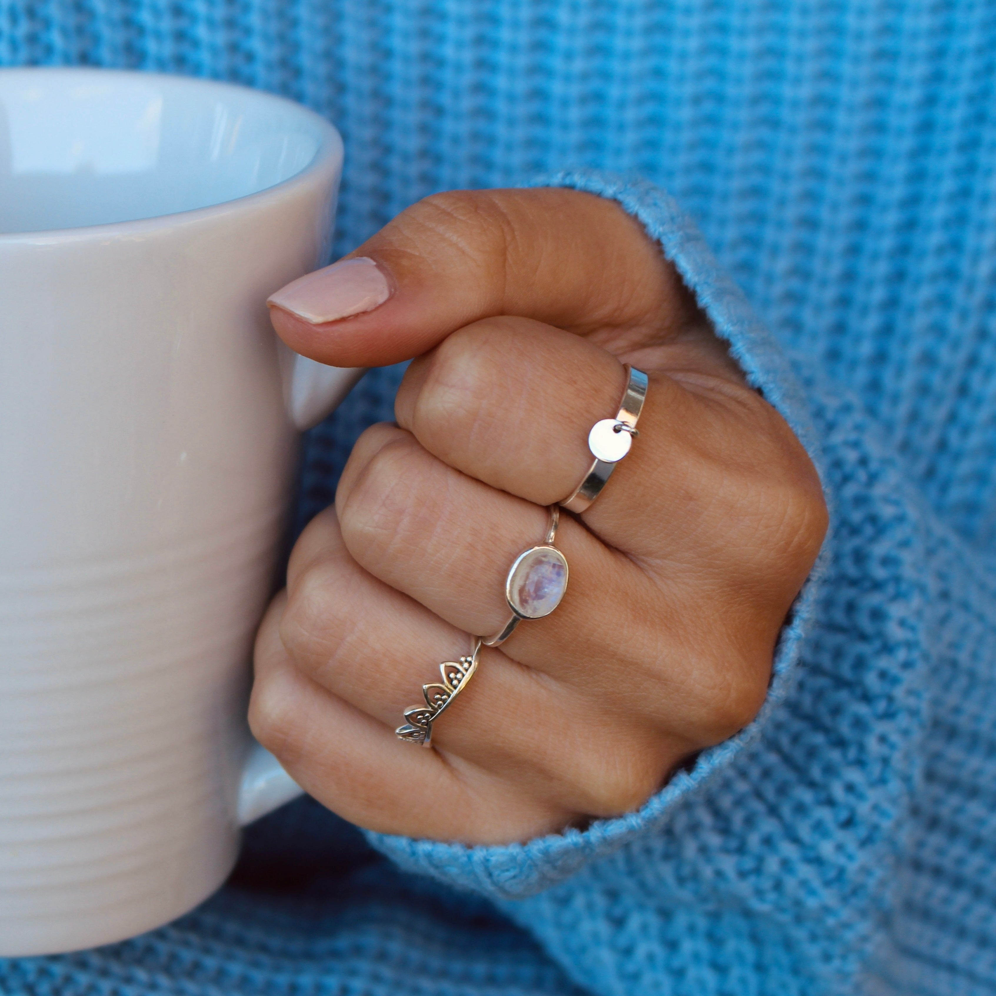 Look bague Charma en argent sterling 925 par créatival