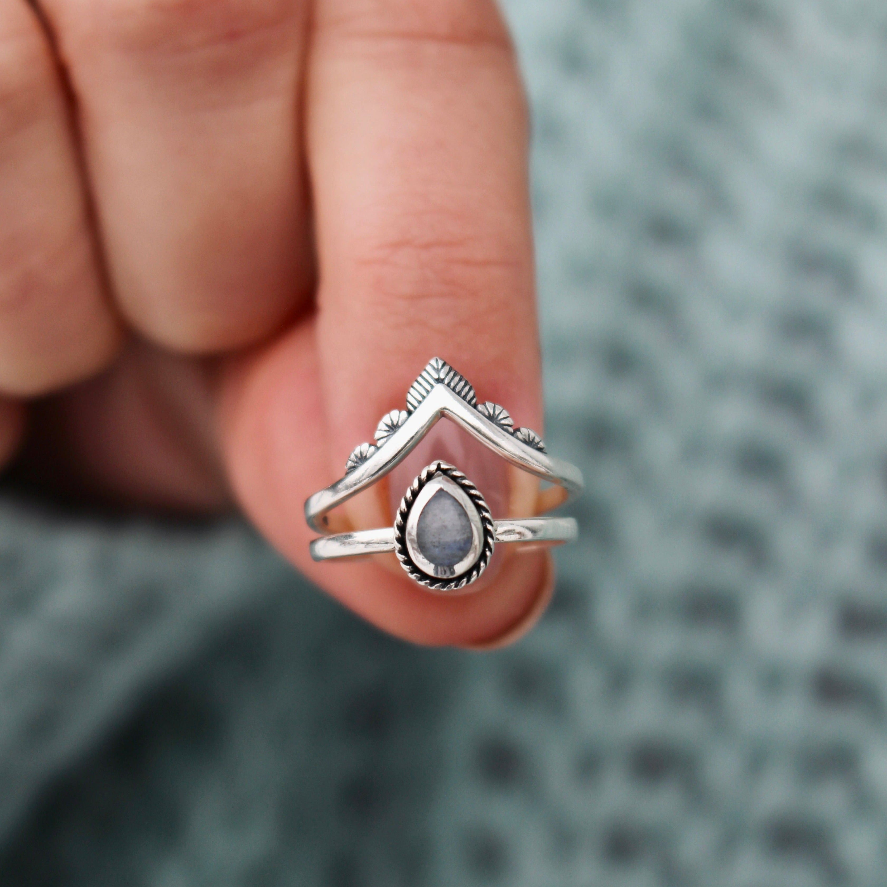 Bague Cleo en argent sterling 925 par créatival
