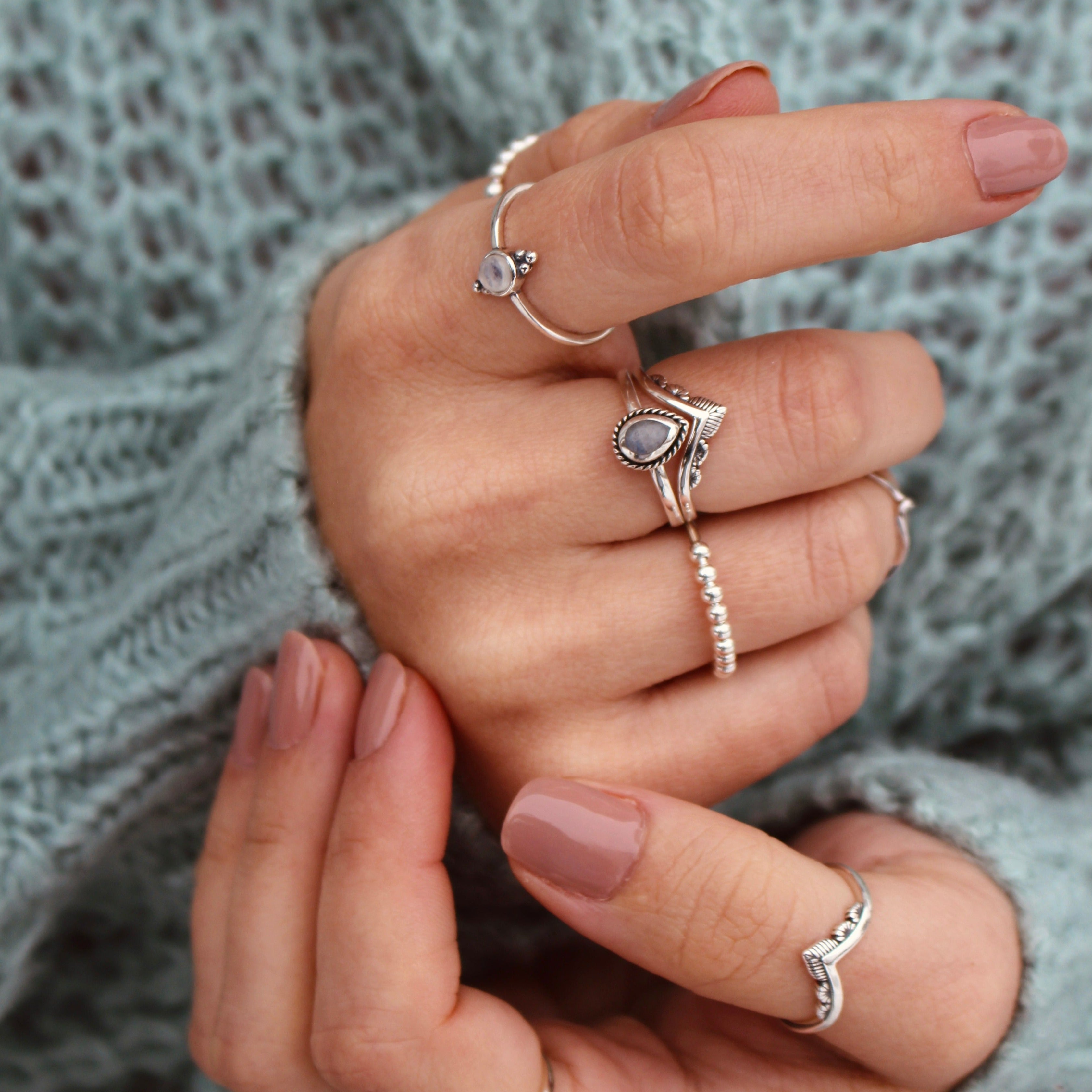 Bague Cleo en argent sterling 925 par créatival