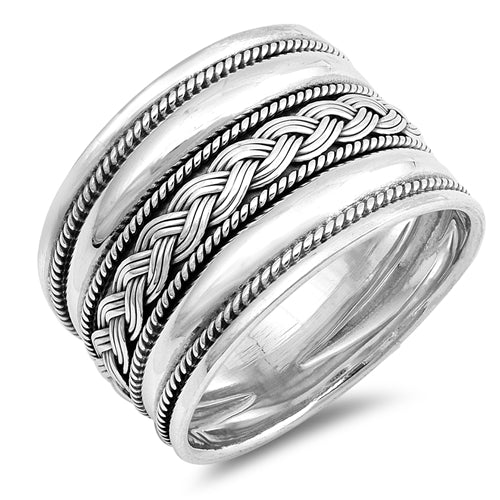 Voyabali bague en argent sterling 925 fait par Creatival