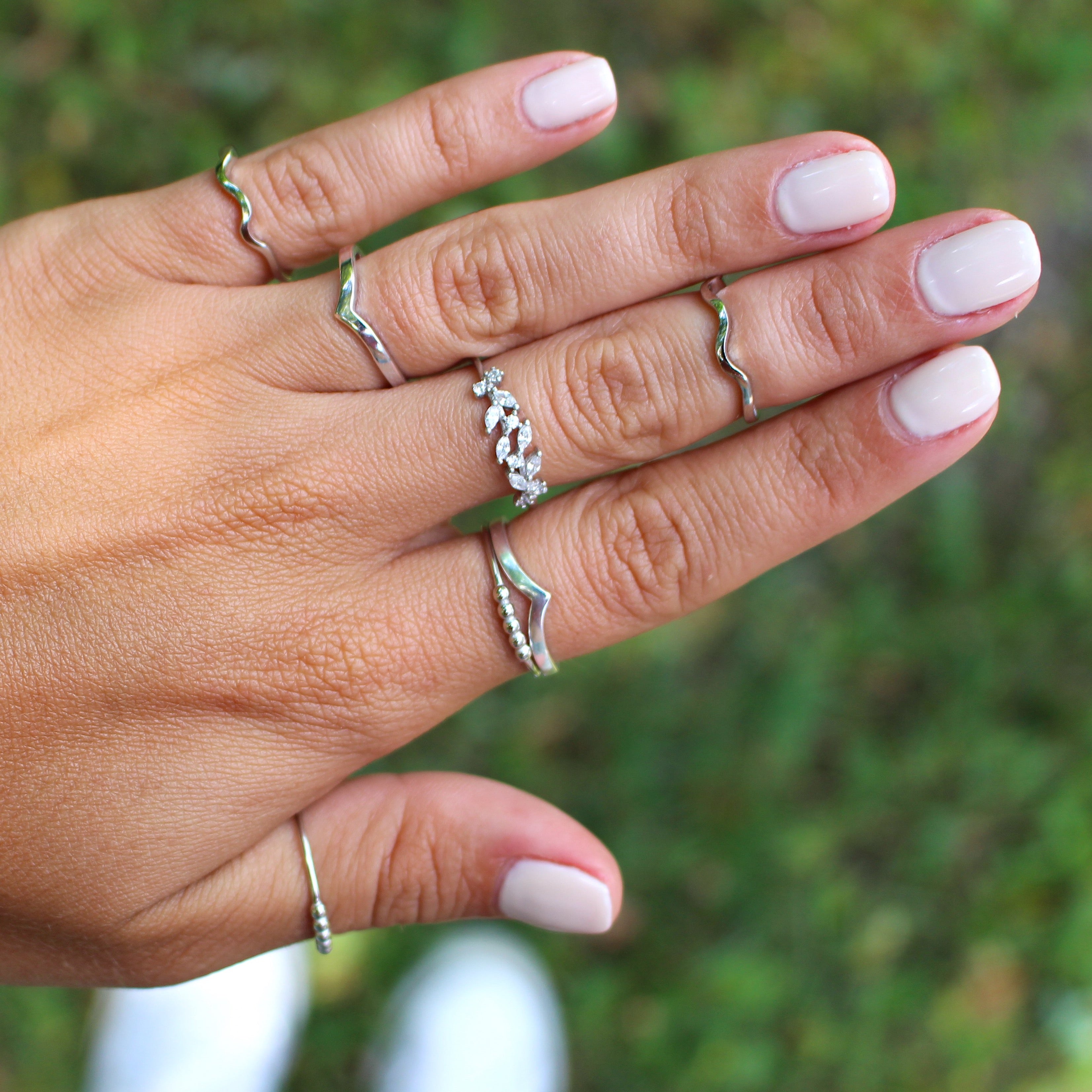 Look bagues en argent sterling .925 fait par Creatival