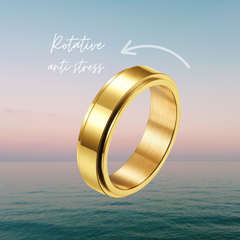 Sérénité -Bague de méditation or