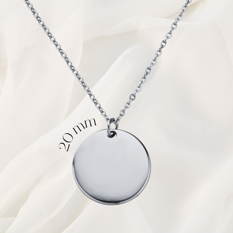 Collier médaillon 20mm