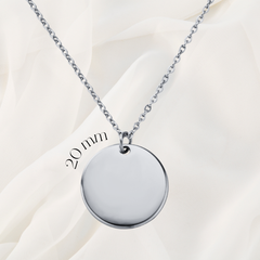 Collier médaillon 20mm