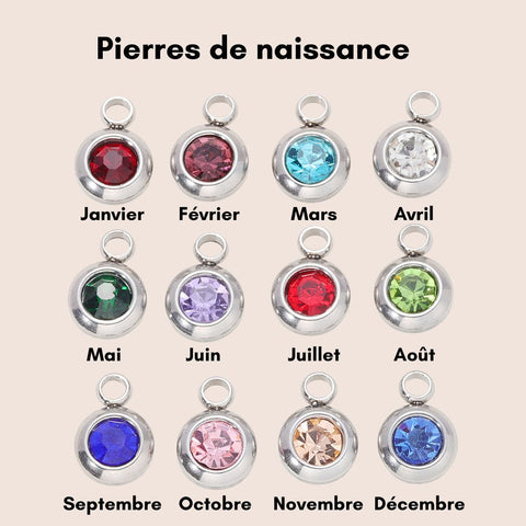 Bracelet maille martelée argent