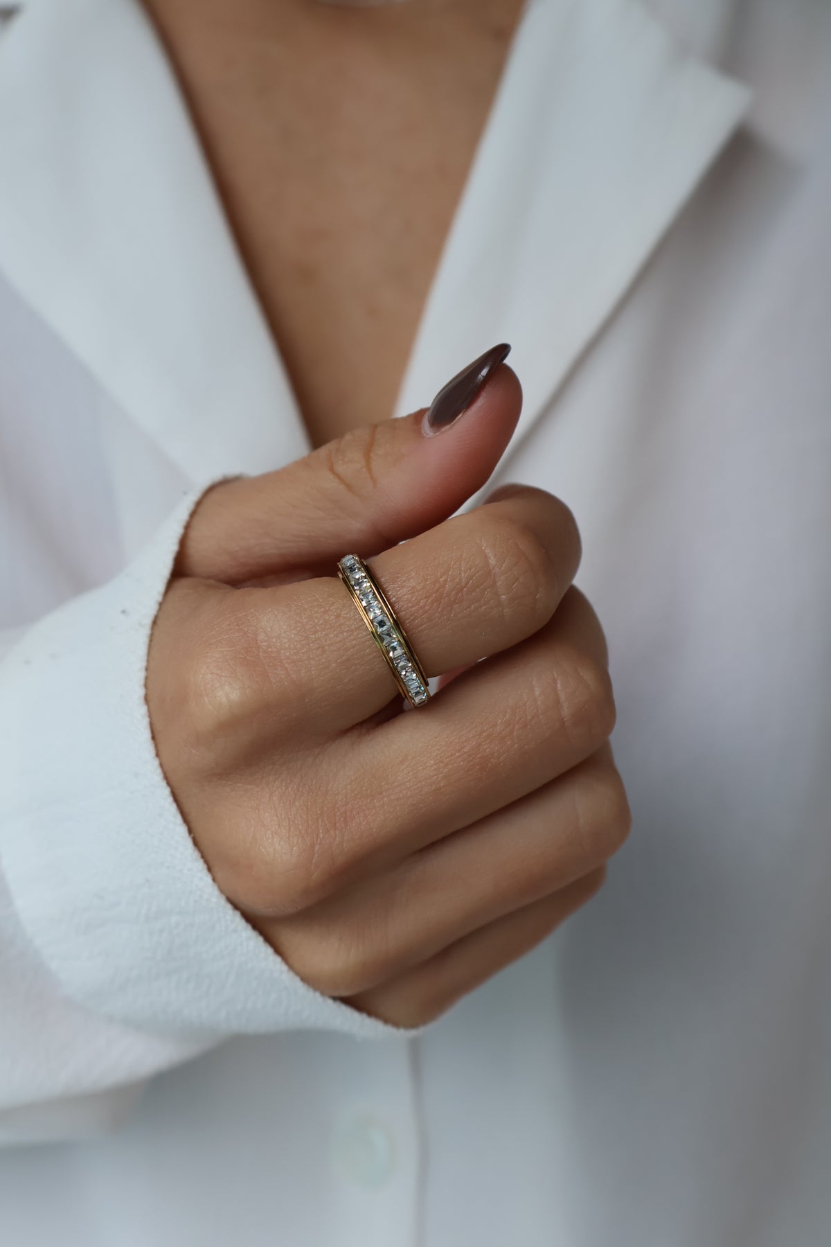 Bling bague anti-stress or