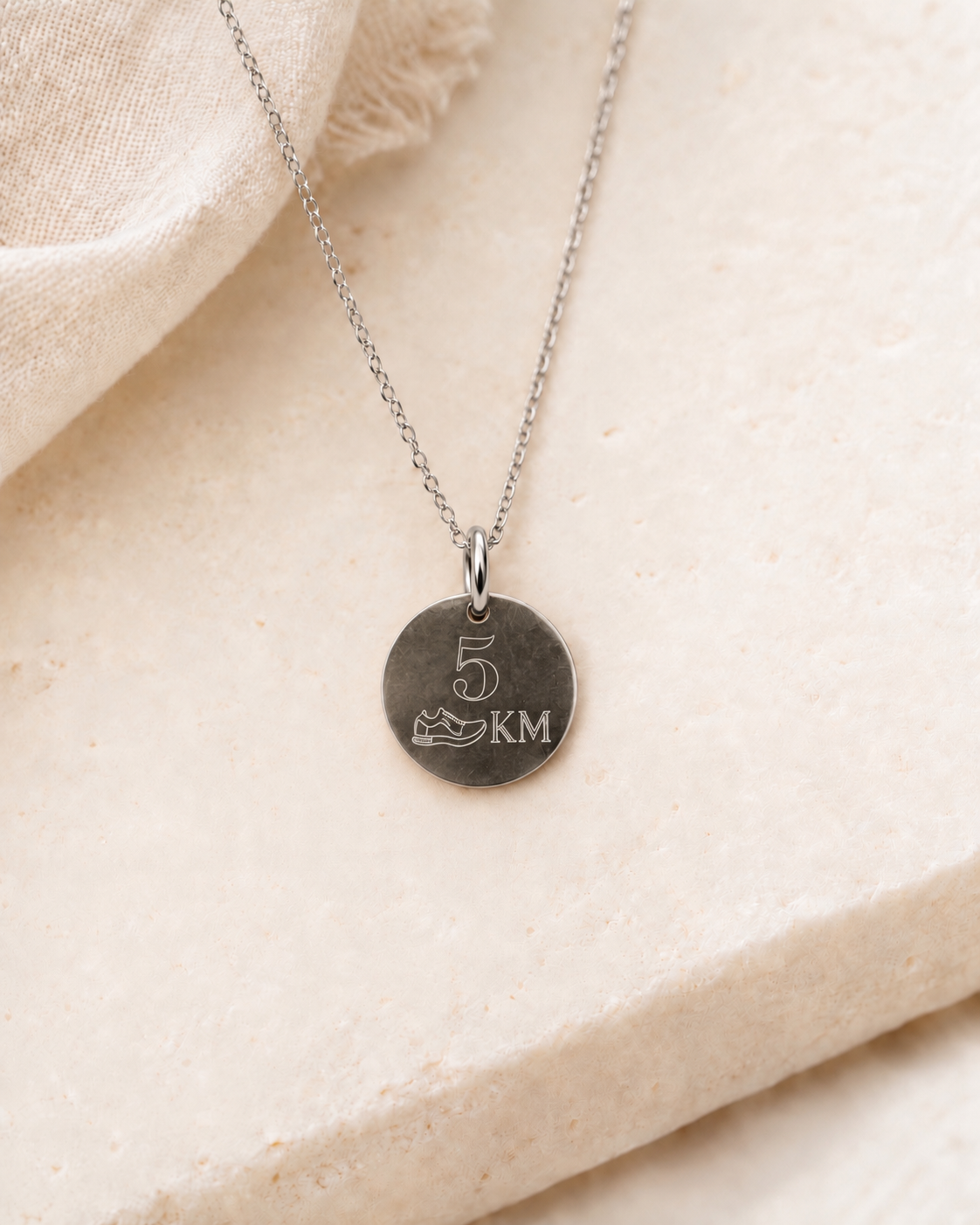 La coureuse en argent