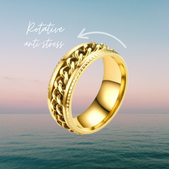 Spirit -Bague de méditation argent