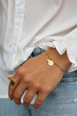 bracelet rose gold en acier inoxydable 