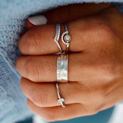 Bague Vëga en argent sterling 925 par créatival