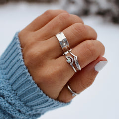 Bague Vëga en argent sterling 925 par créatival