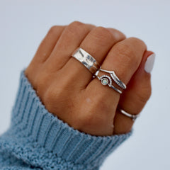 Bague Vëga en argent sterling 925 par créatival