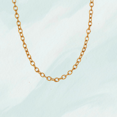 Collier maille or