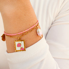 Bracelet double rose