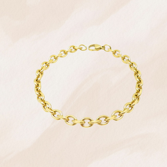 Bracelet maille or