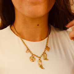 Collier maille or