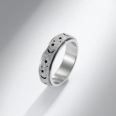Cosmik-Bague méditation argent