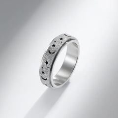 Cosmik-Bague méditation argent