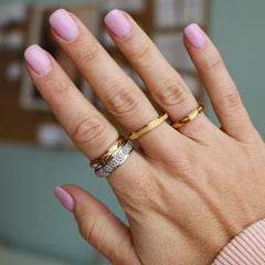 Séréna- Bague de méditation or