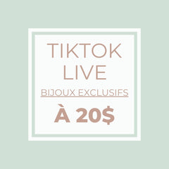 Bijoux exclusifs - Tiktok Live