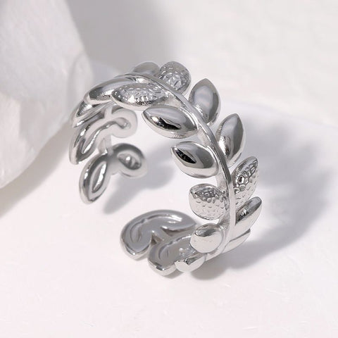 Célestia Argent (Bague ajustable)