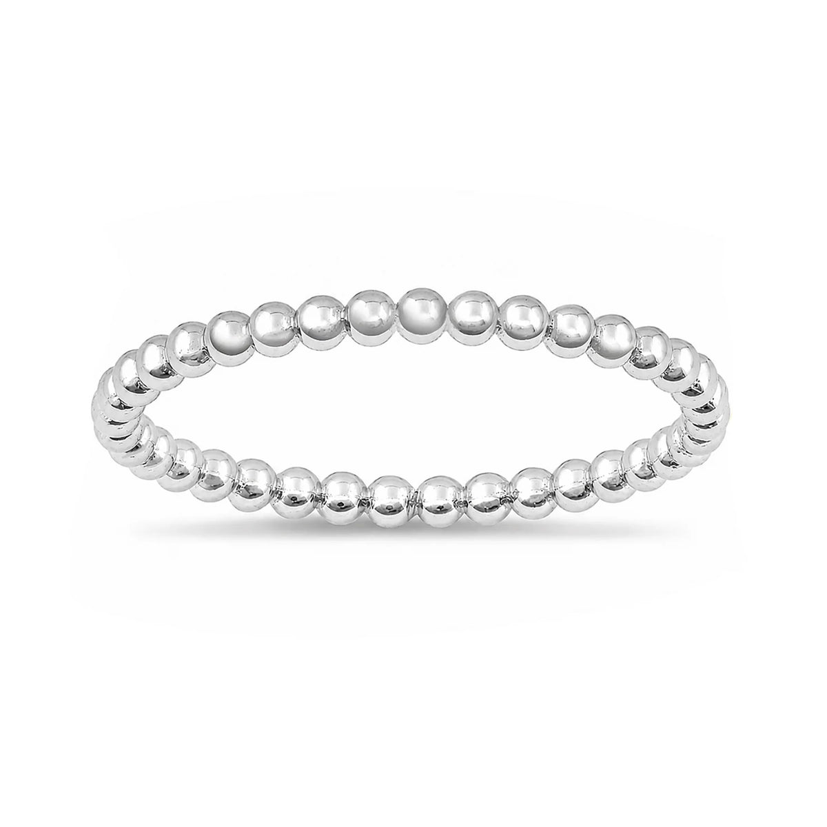 Bague Billie en argent sterling 925 sur fond blanc