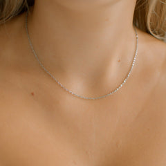 chaine simple argent-solina