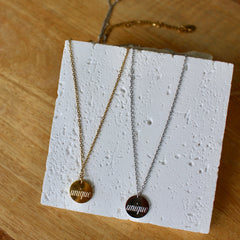 collier gravure cynthia dulude-anais