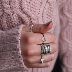 Bagues en argent sterling pour femme fait par creatival