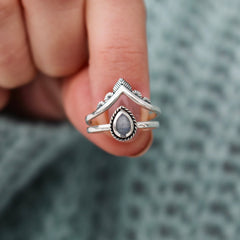Bague Gaïa en argent sterling 925 par créatival