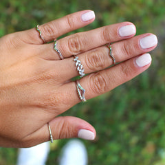 Look bagues en argent sterling .925 fait par Creatival